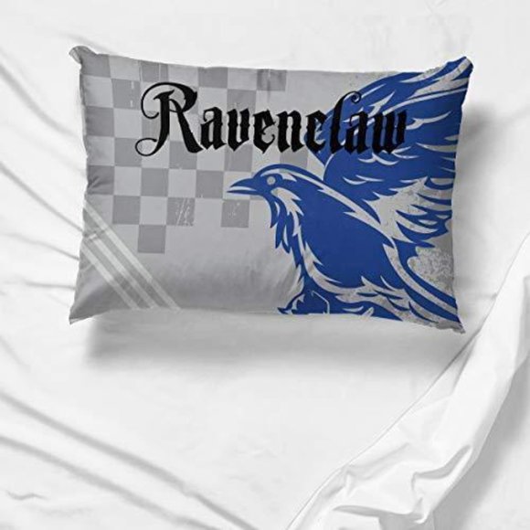 Harry Potter Ravenclaw Reversible Pillowcase Blue and Gray (One) - Picture 4 of 4